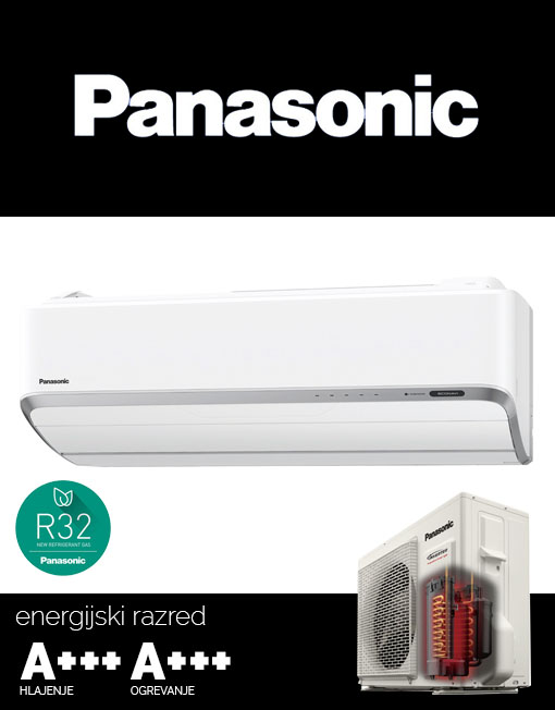 Panasonic Heatcharge klimatska naprava KIT-VZ12-SKE